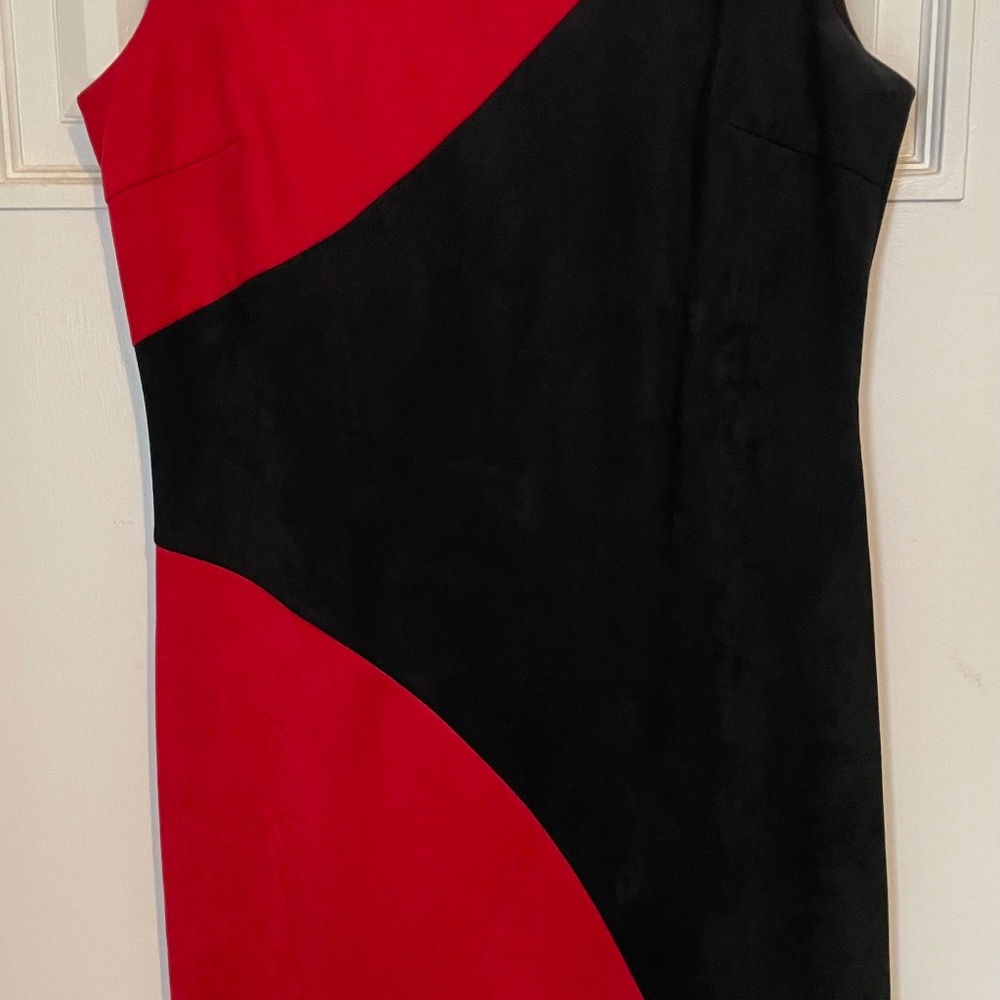 Calvin Klein faux suede dress size 8